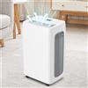 Hebitod Deumidificatore Hebitod 26L/giorno con serbatoio WIFI 4.3L, timer 24 ore, deumidificatore per ambienti costruzione asciugatrice purificatore d'aria - rimovibile