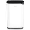 Brandson Deumidificatore elettrico Brandson, compressore, 20 l/24 h, 460 W, 2,2 l, fino a 40 m², umidità target 30-80 %, 3 modalità, timer 24 ore, tubo di scarico, sistema di sbrinamento automatico