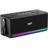 CGV Altoparlante Bluetooth, CGV SolidVibe Ultra, subwoofer da 40 W (2x20 W), bassi e alti regolabili, compatto