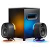 SteelSeries Altoparlanti per computer, STEELSERIES Arena 7, 20 W, altoparlanti stereo a 2 vie, subwoofer da 6,5", RGB a 4 zone, jack da 3,5 mm