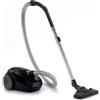 Philips Aspirapolvere con sacchetto PHILIPS Serie 2000 PowerGo, 750 W, 3 L, 77 dB, tubo telescopico, nero intenso