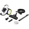 Kärcher Aspirapolvere Kärcher VC 3, senza sacchetto, multiclone, 700 W, filtro HEPA 13, silenzioso, tubo di aspirazione da 1,5 m, bianco