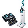 Makita Aspirapolvere a batteria Makita DVC 560 PF4 36 V (2x 18 V) 5 l Brushless + 4 batterie da 3,0 Ah + caricabatterie