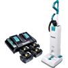 Makita Aspirapolvere a batteria Makita DVC 560 PG4 36 V (2x 18 V) 5 l Brushless + 4 batterie da 6,0 Ah + caricabatterie