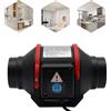 OEM Ventilatore di scarico, potenza 40W, tensione 220V, velocità 2220rpm/2600rpm, opzioni di velocità regolabili, livello di rumore 30dB