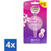Wilkinson Sword Wilkinson - Rasoio usa e getta - Xtreme 3 My Intuition - Confortevole - 6 lame - Confezione risparmio - 4 pezzi