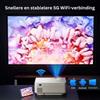 Merkloos Proiettore home cinema - Risoluzione 4K - WLAN 5G e Bluetooth - 15.000 lumen