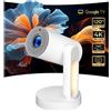 Etoe proiettore ETOE Starfish Plus con Google TV - Risoluzione 4K, inclinazione 140°, correzione trapezoidale automatica