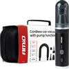 AMiO Aspirapolvere da auto senza fili da 100 W con pompa da 20 kPa