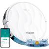 StarTech Robot aspirapolvere con funzione di lavaggio - M2 - Potenza di aspirazione 6000 Pa - Navigazione giroscopica, percorso a forma di S - Contenitore per la polvere da 600 ml, serbatoio dell'acqua da 350 ml - Autonomia 150 min - Nero