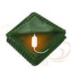 Zimilo Coperta elettrica Zimilo, 160x130 cm, 9 livelli di calore, lavabile, riscaldamento rapido, flanella e pile, coperta elettrica con telecomando, verde