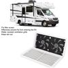 Gistuch Ventilatore di ventilazione laterale con cerniera 350 x 186 mm, DC12 V, 4,8 W, doppia ventilazione per camper, roulotte, caravan