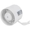 OEM Ventilatore tubolare, diametro 100 mm, aspirazione efficiente dell'aria, bianco