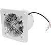 StarTech Ventilatore di scarico - Portata d'aria 220 m³/h - Motore 2600 giri/min - Rumorosità 50-60 dB - Dimensioni 19×19 cm - Materiale ferro - Per cucina/bagno/ufficio - Bianco