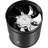 StarTech Ventilatore tubolare in linea - FD-150-2 - 15 cm - Alimentazione USB - Portata d'aria 600 m³/h - Motore interamente in rame - Per cucina/bagno/officina - Nero