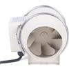 StarTech Ventilatore da condotto - Ventilatore da tubo in linea - Diametro del tubo 10 cm (100 mm) - Portata d'aria 220 m³/h - Motore EC - Tensione 220 V - Silenzioso 2600 giri/min - Bianco