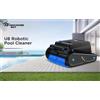 StarTech Robot per piscina - U8 - 120 min di autonomia della batteria - 200 m² di superficie di pulizia - Navigazione intelligente - Funzione di parcheggio automatico - Motore da 110 W - Serbatoio da 6 L