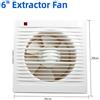 Gistuch Ventilatore di scarico dell'aria di ventilazione per bagno, WC, cucina, finestra, parete della casa, 220 V, 15,2 cm