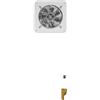 OEM Ventilatore di scarico a parete, alta efficienza, struttura resistente, BIANCO