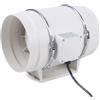 StarTech Ventilatore da condotto - Ventilatore di scarico in linea - Portata d'aria 900 m³/h - 220 V - 2600 giri/min - 60 dB - Dimensioni 30,3×24,5×24,5 cm - Montaggio a parete/su condotto - Bianco