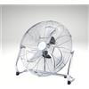 Briconess Ventilatore in acciaio da terra inclinazione regolabile diametro 45 cm alta velocita'