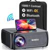 OEM Proiettore 4K Full HD da 300 pollici, 10.000 lumen, Wi-Fi, home cinema