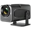 TRNOJTHK Mini proiettore AOSO HY320 - 200 ANSI, HD 720p, WiFi 6, Bluetooth 5.0, Android 11, 150 pollici, proiettore home cinema portatile