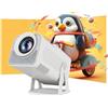 JMXZ Proiettore portatile compatto Azomor con Android 13 e comando vocale per home cinema