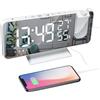 OEM Proiettore portatile con caricatore USB e radio FM - Schermo a specchio da 7,5 pollici con lampada di proiezione orientabile e funzione sleep