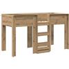 vidaXL Letto a castello per bambini Artisan oak 75 x 190 cm materiale a base di legno