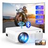 OEM Proiettore 4K portatile da 16.000 lumen - Bluetooth - Risoluzione nativa 1080p - Wi-Fi 5G - Messa a fuoco e correzione trapezoidale automatiche - Compatibile con TV Stick, smartphone, laptop, HDMI, USB