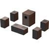 Hiwill Soundbar per TV | Hiwill-Audio M514 900W 5.1.4 Dolby Atmos - Marrone Scuro
