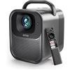 Etoe Proiettore ETOE Seal Pro 1080p nativo, 1300 ANSI, Google TV, Netflix integrato, messa a fuoco automatica, decodifica 4K, Wi-Fi 2,4 GHz/5 GHz
