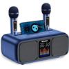 OEM Altoparlanti portatili con 2 microfoni wireless UHF e luce LED