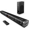OEM Soundbar nera 2.1 con subwoofer e Bluetooth