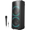 OEM Altoparlante Bluetooth da festa con luci da discoteca e microfono