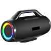 OEM Altoparlanti compatti - Sistema audio a 3 vie - Compatibile con app - Altoparlanti per PC - Bluetooth 5.0 - 130 Watt - Nero