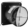OEM Ventilatore assiale, montaggio a parete, circolazione dell'aria altamente efficiente, nero