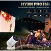 OEM Proiettore home cinema 4K, mini-beamer, Android 11, doppio Wi-Fi 6, 260 ANSI, Allwinner H713, 1080p, 1280×720p, per esterni