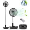 OEM Ventilatore da tavolo silenzioso con telecomando - Ricarica USB - 4 impostazioni - Pieghevole - Estensibile - Ventilatore da tavolo