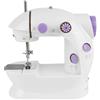 StarTech Mini macchina da cucire - Macchina da cucire portatile per principianti - 2 velocità - Punto overlock - Per la casa e i viaggi - Alimentazione a corrente - Bianca