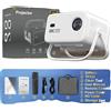 OEM Proiettore, decodifica video 8K, messa a fuoco automatica, TP350 bianco, spina UE