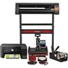 MONSTERSHOP Plotter da Taglio Vinile, Stampante & Presse a Caldo 5 in 1 per Sublimazione