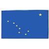 AZ FLAG BANDIERA ALASKA 90x60cm - BANDIERA STATO AMERICANO - USA - STATI UNITI 60 x 90 cm - AZ FLAG
