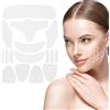 DVONE 16 Pezzi Cerotti Leviganti per Il Viso, Patch Antirughe Riutilizzabile per il Viso, Design Morbido e Delicato Sulla Pelle e Lavabile, per Fronte, Occhi, Guance, Bocca e Petto