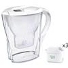 Brita Caraffa MARELLA WHITE con 3 Filtri MAXPRO