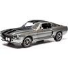 Greenlight Collectibles 12909 - Modellino di scala Ford Mustang Shelby Gt 500 Custom Eleanor, scala 1:18, Grigio Metallizzato/Nero