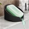 NiHome Portasapone in silicone con drenaggio ad alta efficienza, per bagno e cucina, supporto ingrandito adatto a vari saponi e accessori per la pulizia, lavabile in lavastoviglie, facile da pulire