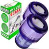 ONIX TECH 2 Pezzi HEPA Filtro per Aspirapolvere Cordless Ø 91/66 mm Codice Originale 970013-02 97001302 per Dyson V11 SV14 SV17 SV22 V15