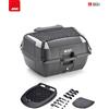 GIVI Bauletto moto Scooter Monolock Givi B45+ Completo di rete, piastra e schienalino